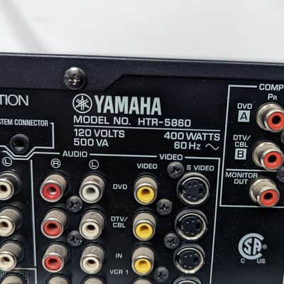 Yamaha HTR-5860 XM-Ready 7.1-Channel A/V Surround Receiver - Black image 10