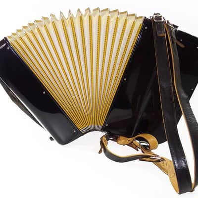 Close to New! Hohner Ouverture V Diatonic Original German Squeezebox, Button Accordion Garmon, Straps 2040, Rare Luxury Harmonica, Fantastic sound! image 13