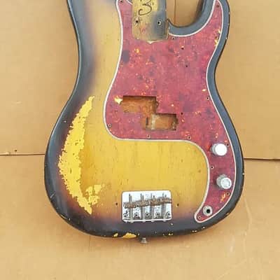 1966 FENDER PRECISION BASS BODY USA image 2
