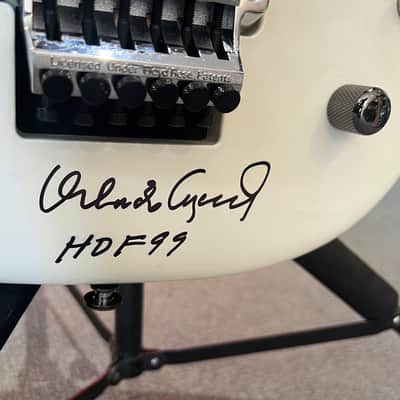 San Francisco Giants Autographed Collectible Joe Satriani Signature Model Electric Guitar (Pre-Owned) (Joe Satriani Private Collection) image 9