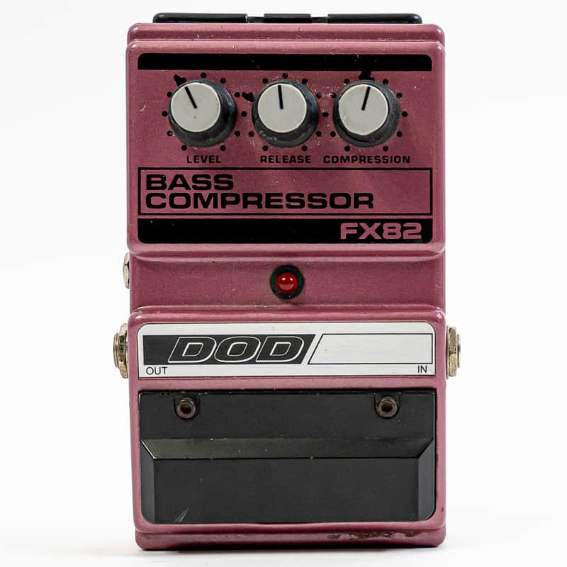 DOD FX-82 FX82 Bass Compressor Effect Pedal - Vintage - Made in USA image 1