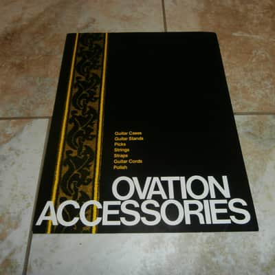 Vintage 1970's Ovation Guitar Accessories Catalog! Rare, Original Paperwork, Case Candy! image 1