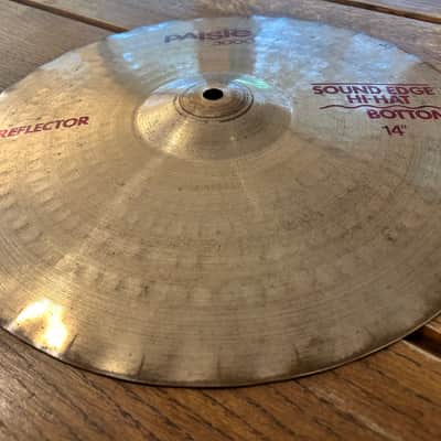 Vintage PAISTE 3000 Reflector SOUND EDGE 14" HI HAT BOTTOM ONLY - 1980s image 6