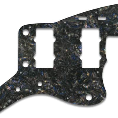 Pickguard For Fender USA Original & Reissue Jazzmaster - BLACK ABALONE