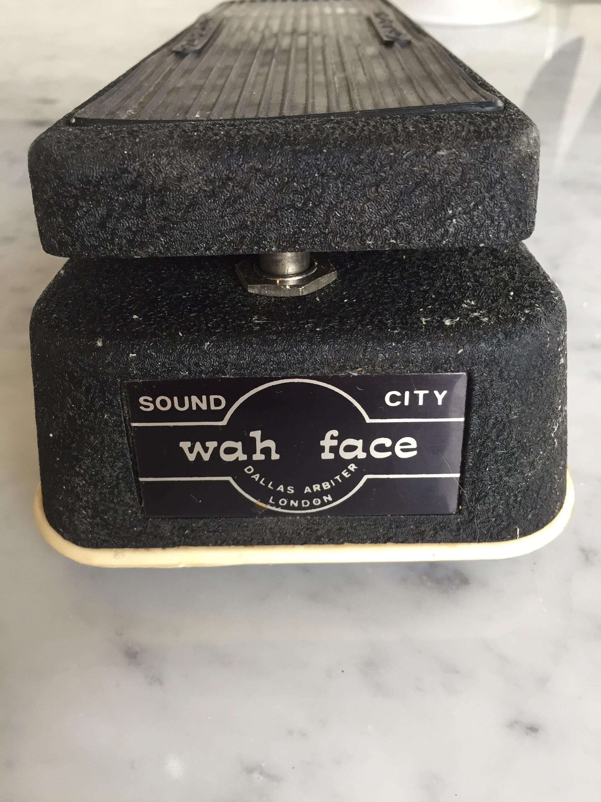 Circa 1969 Dallas Arbiter Sound City Wah Face Made In Italy Rare Collector Vintage Original