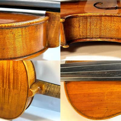 Rare Old/Antique, Authentic, Labelled 4/4 Violin/Fiddle Franz Juhling, Dresden 1884 - Perfect Sound - European Top Master - Certificate - Youtube VIDEOS image 8