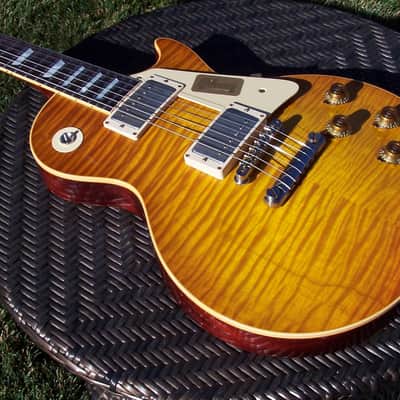 2015 Gibson Collectors Choice #33 60 Les Paul Jeff Hanna Burst True Historic Big Time  Wavy Top image 7