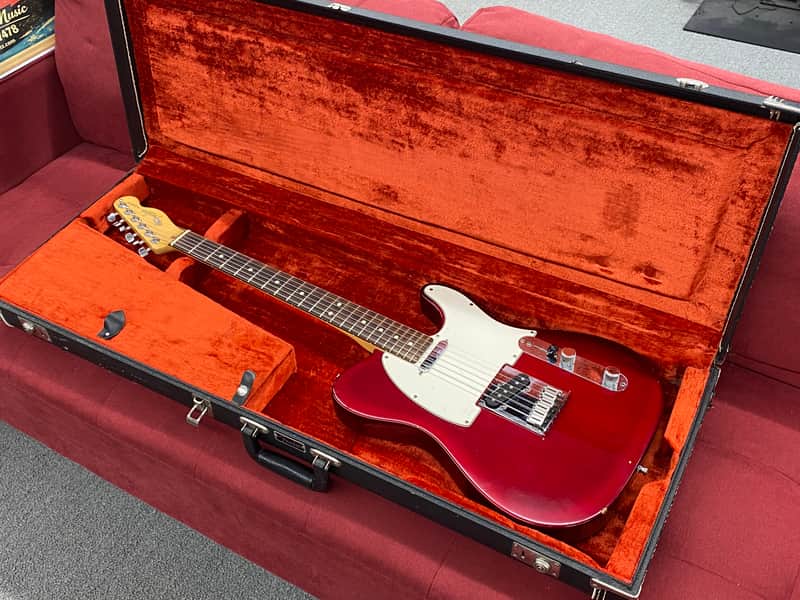 Fender American Standard Telecaster 1996 - Crimson Red Transparent w/ Case