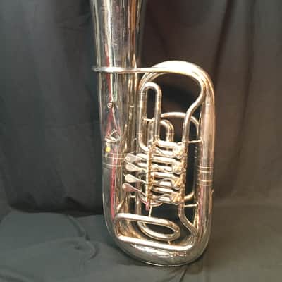 Mirafone Model 183 Tuba Eb 1960's Germany w/ Mouthpiece and Bag image 1