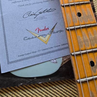 Fender Stratocaster Custom Shop '56 Limited Edition Heavy Relic 2024 - Black Over Sunburst image 6