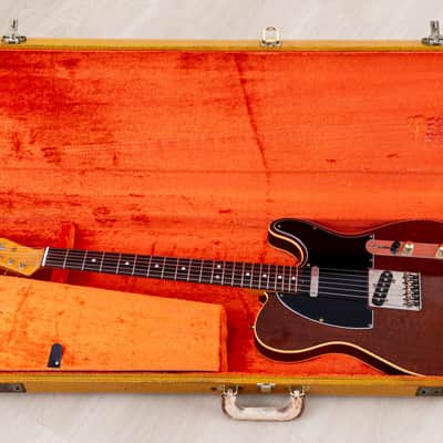 1984 Tokai Breezysound TTE60 TM T-Style Custom Vintage Guitar Tortoiseshell Mahogany w/ Tweed Case image 20