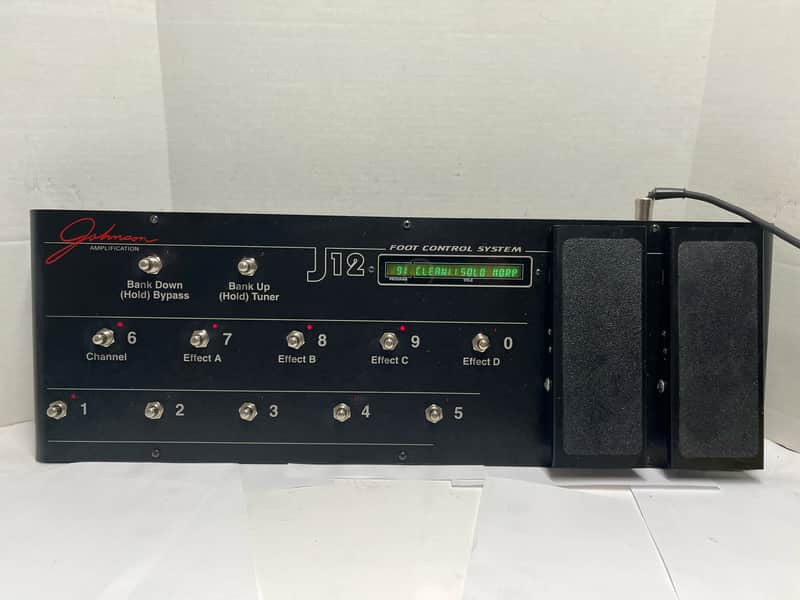 JOHNSON MILLENNIUM MILLENIUM J 12 J12 MIDI MULTI EFFECT FOOT AMP CONTROL Controller PEDAL Stereo One Fifty JM 150 JM250 250 JM150 Amp Amplifier also works with Digitech 2112 2101 Valve FX   NE47AD-10066  JAN. 98 image 1