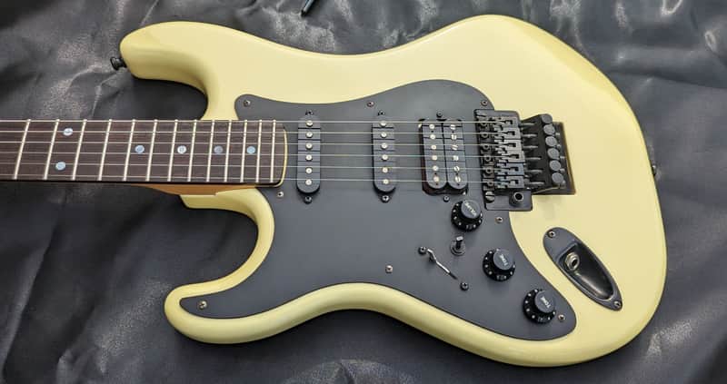 1986 Kramer American Pacer Deluxe - Left Hand - White / Rosewood image 1