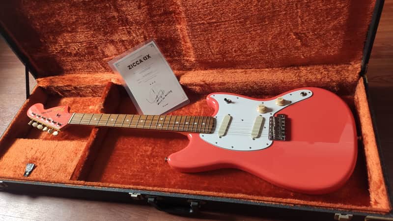 2020 Fender Char Signature Mustang Zicca Limited Edition Hiiro Red