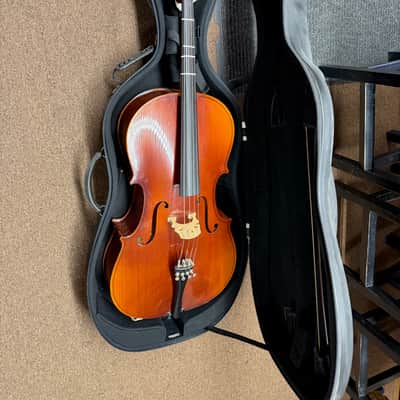 Used Wenzel Kohler 3/4 Size Cello Made in Czechoslovakia w/ Lightweight Case Local Pickup Item image 1