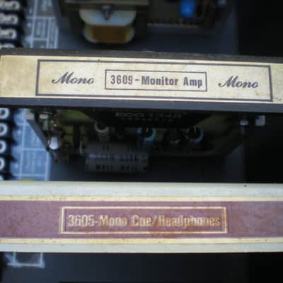 1980's Broadcast Electronics  8M150 analog mono mixer Console From AM radio station image 11