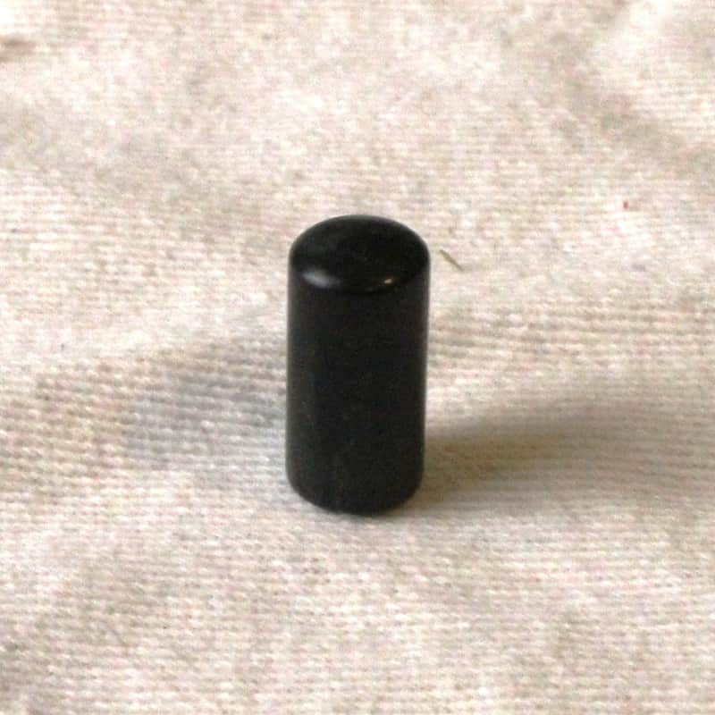 Diatonic Button Accordion Part - Black Bass Button 7.3mm x 15mm image 1