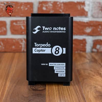 Two Notes Torpedo Captor Loadbox/Attenuator/DI - 8 Ohm Black image 2