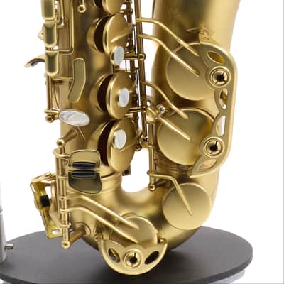 Antigua Winds Model AS4348CU Alto Saxophone in Unlacquered Brass SN UAS110015 image 5