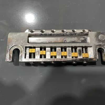 Schaller 455 Wraparound Bridge Gibson 1980’s - Chrome image 4