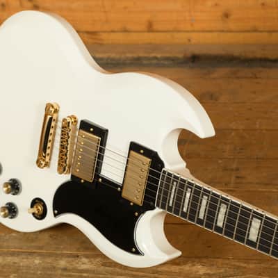 Epiphone Inspired by Gibson SG Custom | Alpine White w/Gigbag image 5
