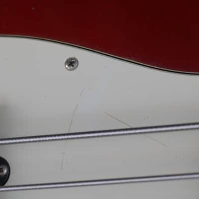 94-95 Fender Japan Jazz Bass Candy Apple Red w/ Gig Bag image 13