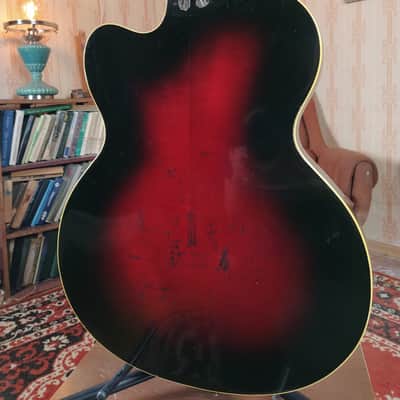 MUSIMA 1655 В Vintage BASS GUITAR RARE USSR Hollow Semi body image 10