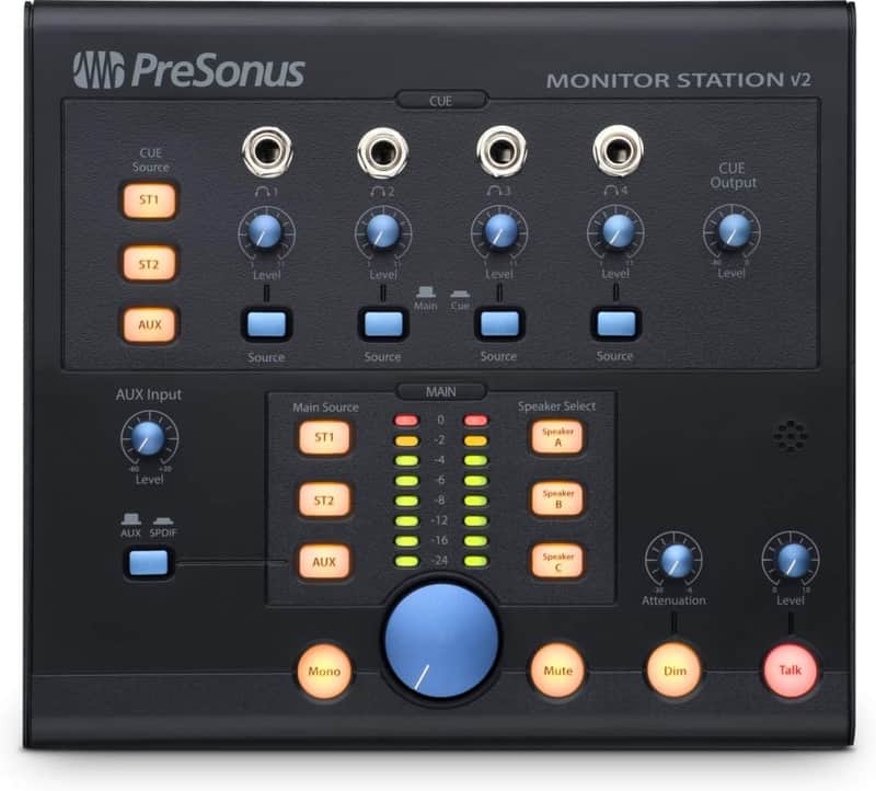 PreSonus Monitor Station V2 Desktop Monitor Controller 2014 - Present - Black image 1