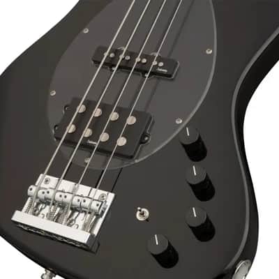 Sadowsky MetroExpress 21-Fret Vintage M/J Bass, Roasted Maple Fingerboard, 4-String - Solid Black High Polish image 5