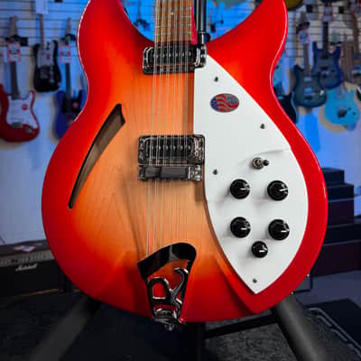 Rickenbacker 330/12 Fireglo Semi-Hollow Electric Guitar, with Ric Case, 711 image 1