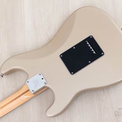 2006 Fender American Stratocaster HH Double Fat Shoreline Gold w/ S1 & Case, Big Apple image 14
