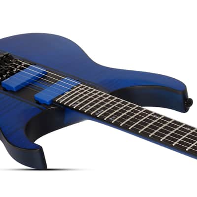 Schecter Banshee GT FR Satin Trans Blue - FREE GIG BAG - Electric Guitar image 2