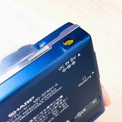 [RARE] SHARP MD-ST601-A MD Walkman MiniDisc Player, NM Blue ! Working  ! image 8