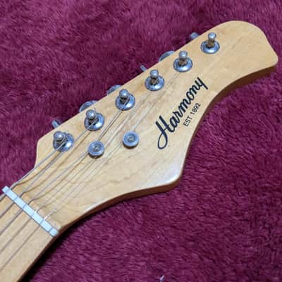 Harmony H-80T Strat Copy 1980s - Sunburst - Made in Korea image 3