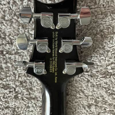 PRS SE Santana Signature 2001 MIK HH Black Carlos Paul Reed Smith Guitar image 6