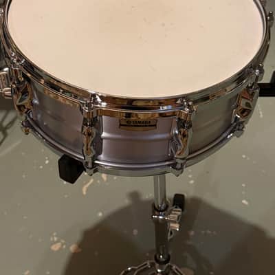 Yamaha RAS-1455 Recording Custom 5.5x14" Aluminum Snare Drum 2016 - Present - Silver/Chrome image 1