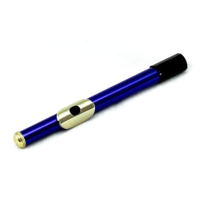 Closed Hole Blue Flute/Gold Keys/Hard & Soft Cases image 3