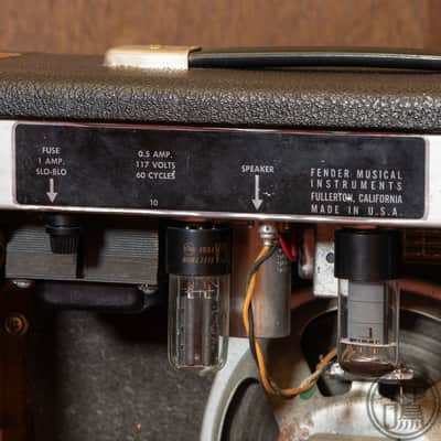 Fender Champ "Blackface" Full Original (Serial No. A11312) 1966 image 6