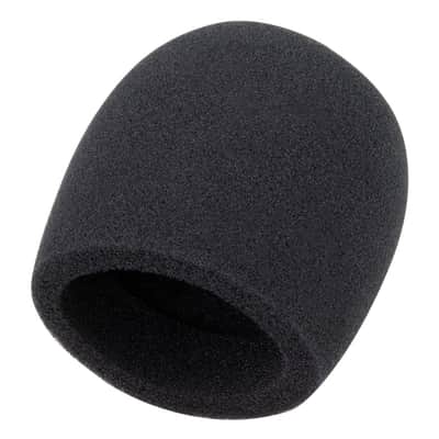 Pig Hog Foam Microphone Windscreen Ball - 5 Pack, Black image 2