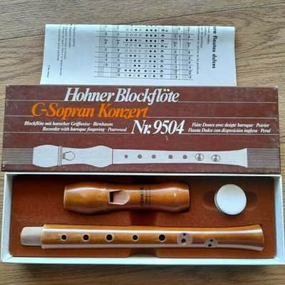 Hohner BLOCKFLOTE C - SOPRAN KONZERT RECORDER 1970s image 1