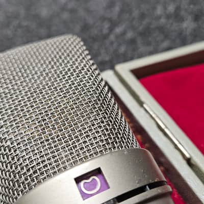 Vintage Neumann U 67 Large Diaphragm Multipattern Tube Condenser Microphone 1960 - 1971 - Nickel image 11