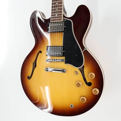 Gibson ES-335 50s Semi-Hollow Guitar w/ Hardshell Case - Vintage Tobacco Burst image 4