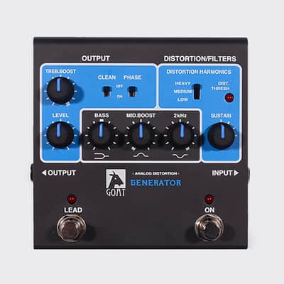 Goat Designs Blue Series 12 Band Graphic Equalizer Pedal - FREE