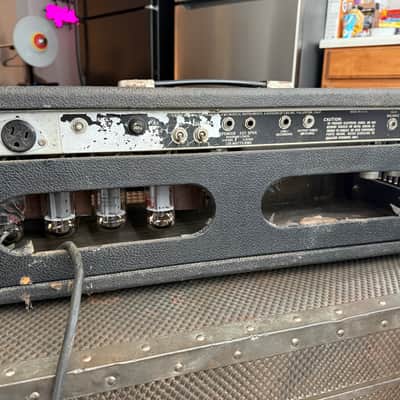 Fender Bassman 135 2-Channel 135-Watt Guitar Amp Head 1977 - 1980 - Silverface image 15