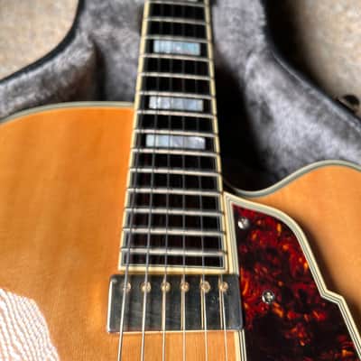 D'Angelico Excel EXL-1 Hollow Body Archtop with Rosewood Fretboard 2010s - Natural-Tint image 9