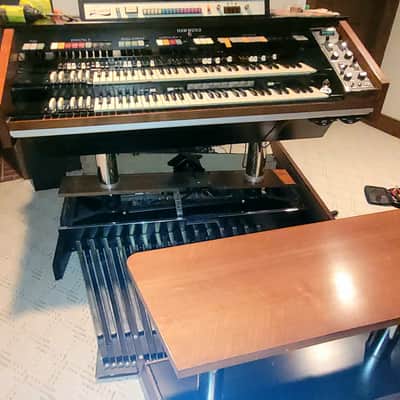 HAMMOND X-66 Organ in MINT, W/122 LESLIE w/Auto-Vari 64 drum machine all mint/w/video image 25