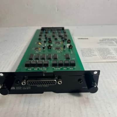 Yamaha CD8-AE-S Digital I/O Card AES/EBU New In Box 02R 03D Console image 2
