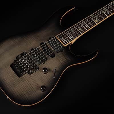 2020 Ibanez J. Custom RG8570Z-BRE with Ebony Fretboard - Black Rutile | Japan Custom Shop "AAA" Flame Top Tree of Life DiMarzio HSH Pickups Push/Pull Coil Split RG-8870 Upgrade | CoA OHSC image 6