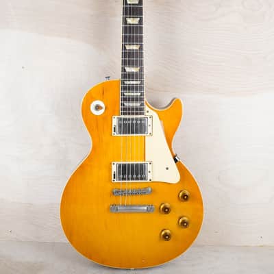 Burny Super Grade RLG-60 '59 Model MIJ 1989 Cherry Old Sunburst VH-1 PAFs Vintage Japan w/ Bag image 2