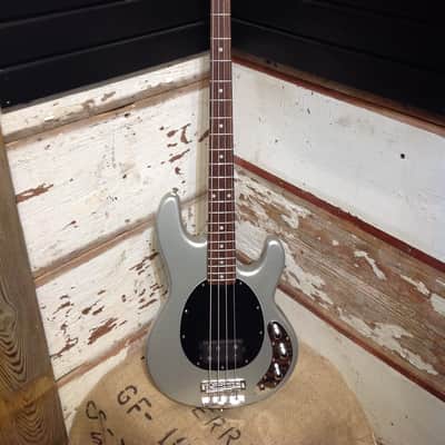 Used Sterling by Music Man Ray34CA Classic Active Bass Guitar  Silver Metallic image 6